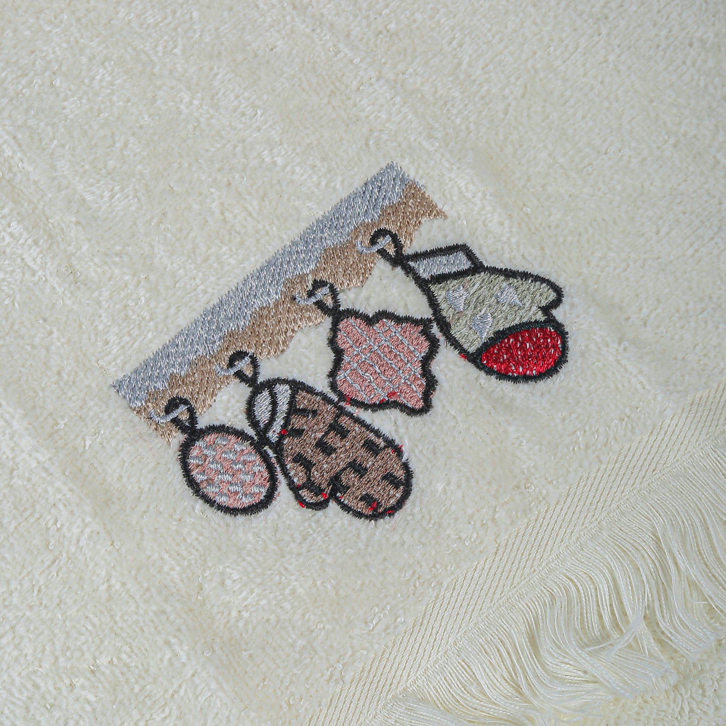 Velvet Touch Kitchen Collection - Luxury Embroidered 3-Piece 30*50 Cm Set