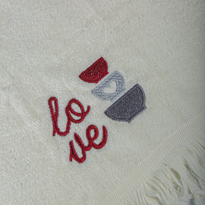 Velvet Touch Kitchen Collection - Luxury Embroidered 3-Piece 30*50 Cm Set