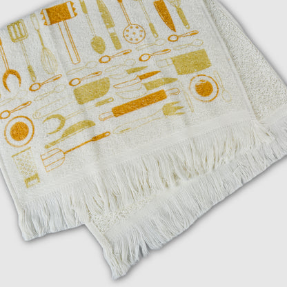 Velvet Touch Kitchen Collection – Luxury Printed 3-Piece 30*50 Cm Set