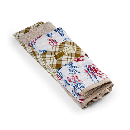 Kitchen Waterproof Apron With Snap-on Towel