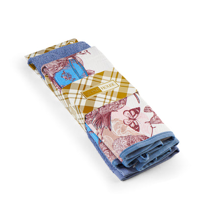 Kitchen Waterproof Apron With Snap-on Towel