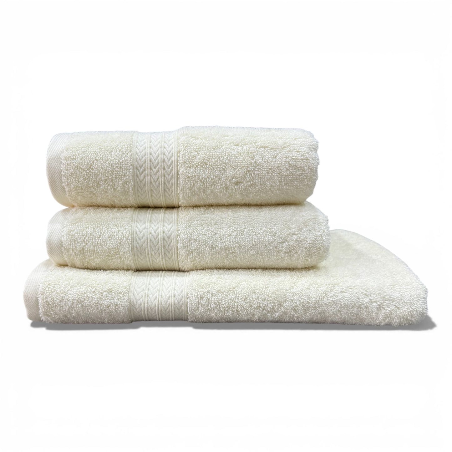 The Zigzag Essential Trio – 3-Piece Bath & Hand Set