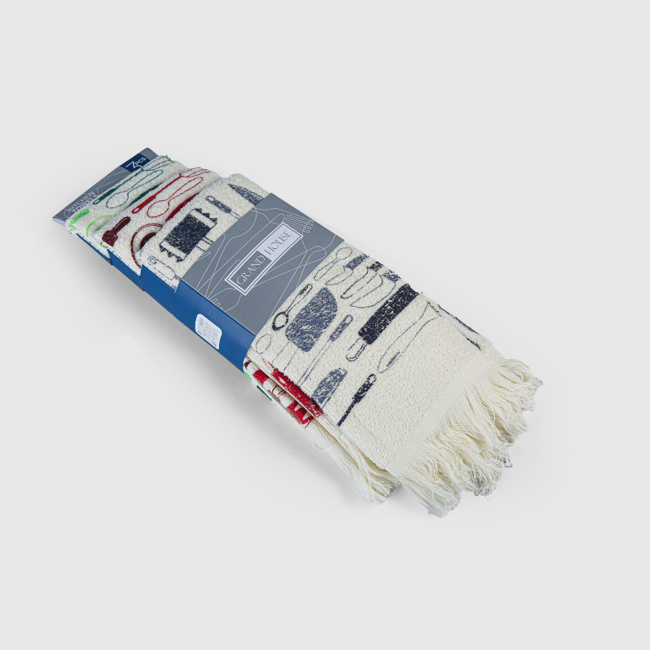 Velvet Touch Kitchen Collection – Luxury Printed 3-Piece 30*50 Cm Set